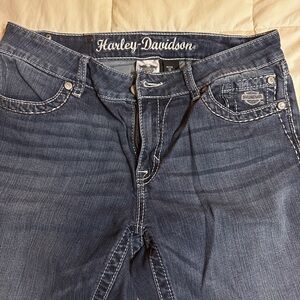 Harley Davidson Embellished women’s jeans.  Like new size 12P